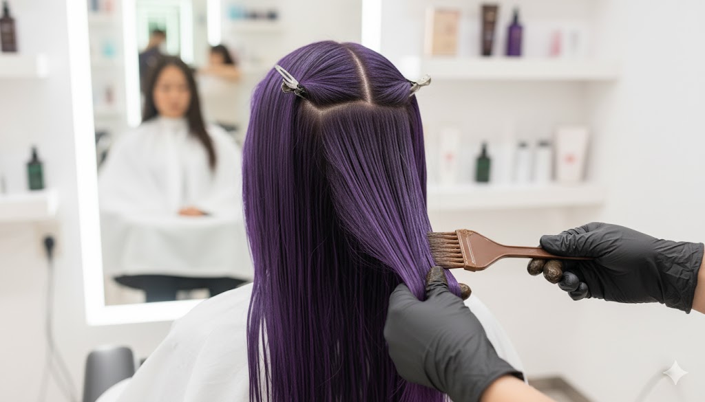 高級ライン 根元染め